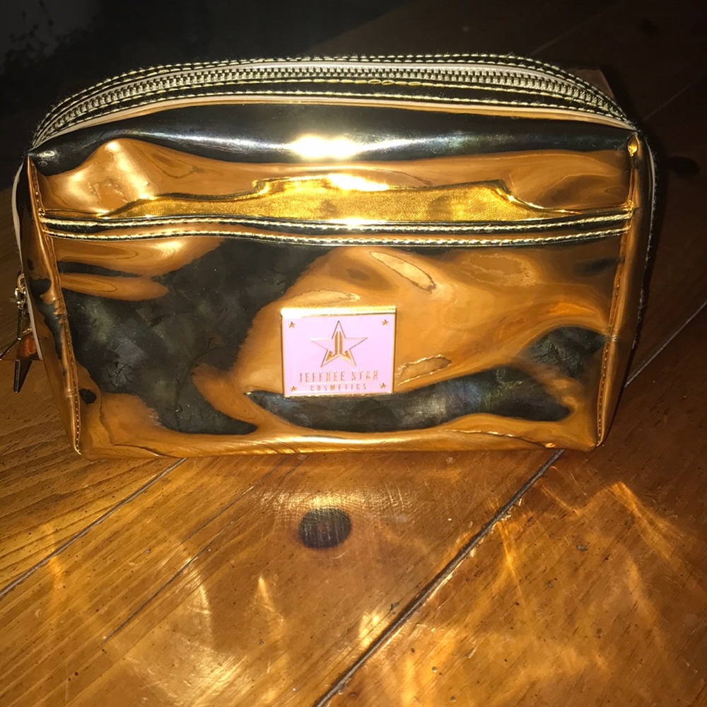 New gold Jeffree Star make up bag